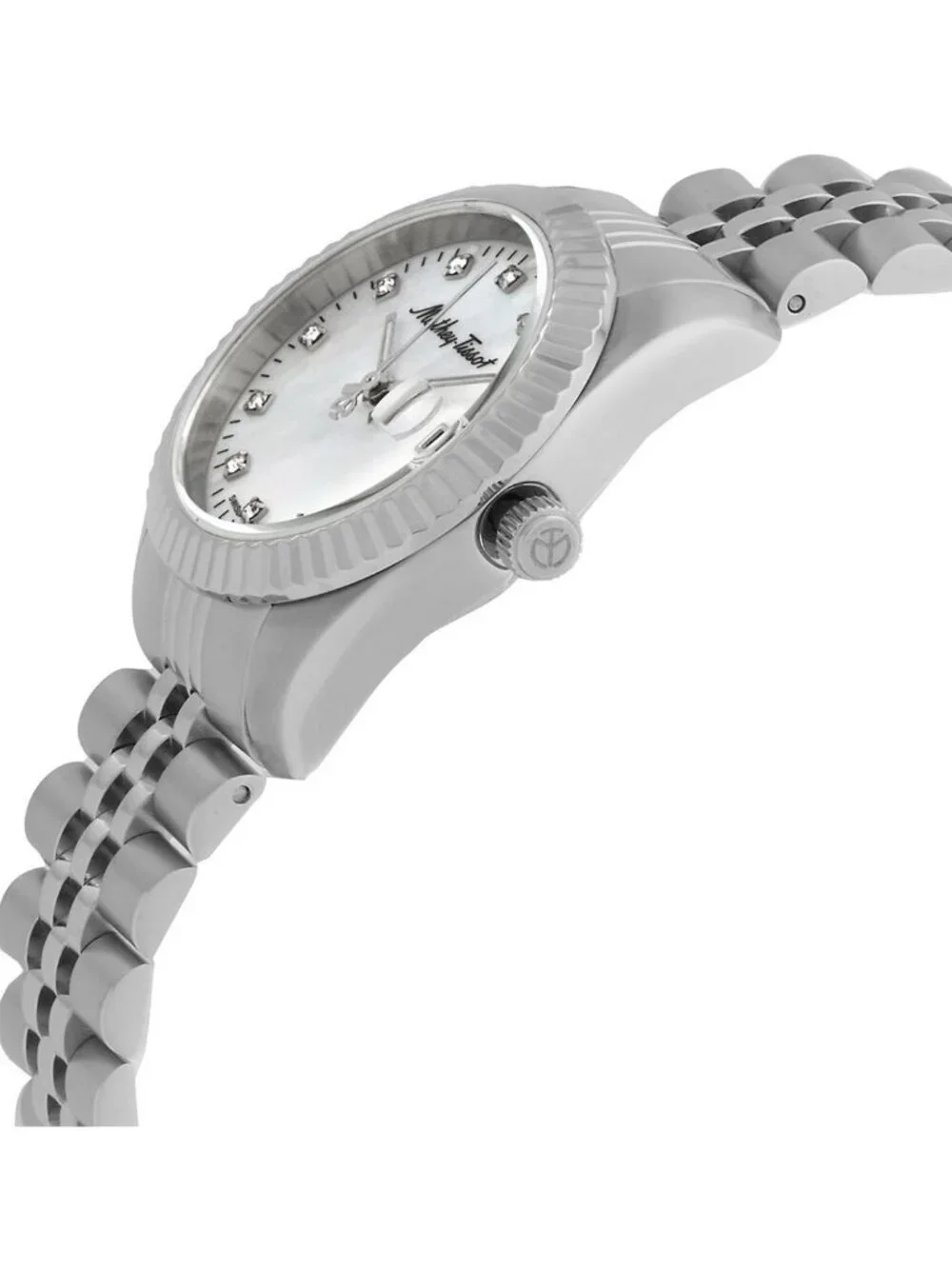 NWT Mathey-Tissot Mathy III MOP Quartz White Dial Ladies Watch